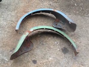 Austin seven Box saloon rear wings need minor repairs £350-00