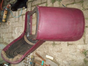 A7 Ruby Seat Frames partly covered (Pair) £250